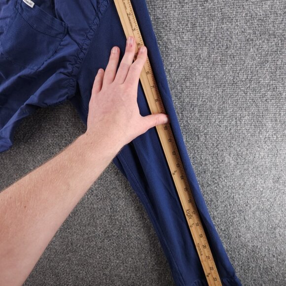 Faconnable Pique Knit Sleeves Back Pocket Mesh XL Button-Down Blue Pocket French - Picture 15 of 16